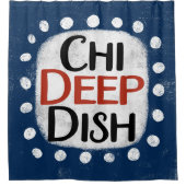 Chicago Deep Dish Douchegordijn (Voorkant)
