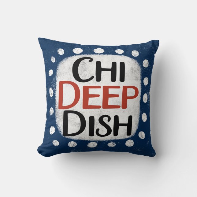 Chicago Deep Dish Sierkussen (Voorkant)