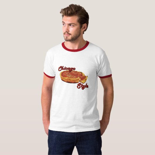 Chicago Deep Dish T-shirt (Voorkant volledig)