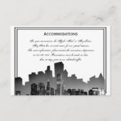 Chicago Destination Wedding Accomodations Informatiekaartje (Voorkant)