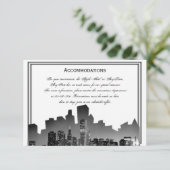 Chicago Destination Wedding Accomodations Informatiekaartje (Staand voorkant)