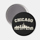 Chicago: Deze Stadsblazers Magneet (Voorkant / Achterkant)