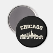 Chicago: Deze Stadsblazers Magneet (Voorkant / Achterkant)