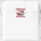 Chicago Dive Company Vierkante Sticker (Tas)