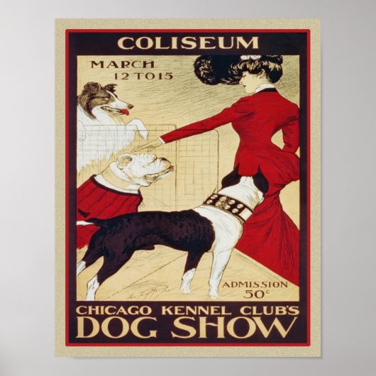Chicago Dog Show Ad Poster (Voorkant)