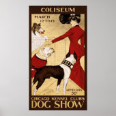  Chicago Dog Show Advertisement Poster (Voorkant)