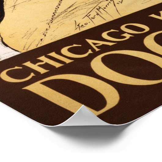  Chicago Dog Show Advertisement Poster (Hoek)