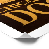  Chicago Dog Show verticale banner Poster (Hoek)