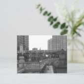 Chicago… door de Rivier Briefkaart (Staand voorkant)