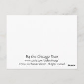 Chicago… door de Rivier Briefkaart (Achterkant)