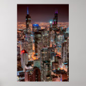 CHICAGO DOWNTOWN POSTER (Voorkant)