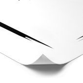 Chicago Downtown zwart-wit Poster (Hoek)