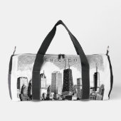 Chicago Duffel Bag Print Cut Sew Bag Plunjezak (Achterkant)
