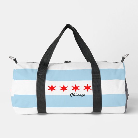 Chicago duffle, Chicago vlag fitness / sport Plunjezak (Voorkant)