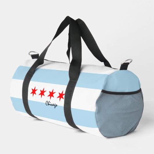 Chicago duffle, Chicago vlag fitness / sport Plunjezak (Rechterhoek)