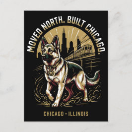 Chicago Duitse Herders Afrikaanse Erfgoed Trots Ku Briefkaart