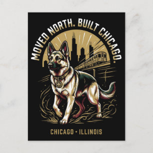 Chicago Duitse Herders Afrikaanse Erfgoed Trots Ku Briefkaart