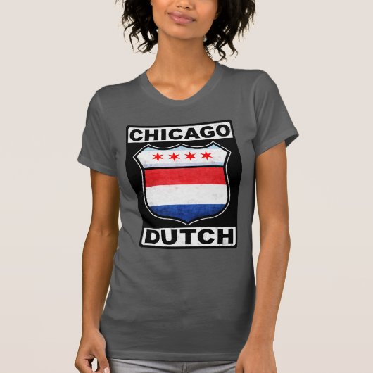 Chicago Dutch American Shield T-shirt (Voorkant)