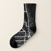 CHICAGO ELEVATED TRAIN SYSTEEM MAP SUBWAY SOKKEN (Links - buitenkant)