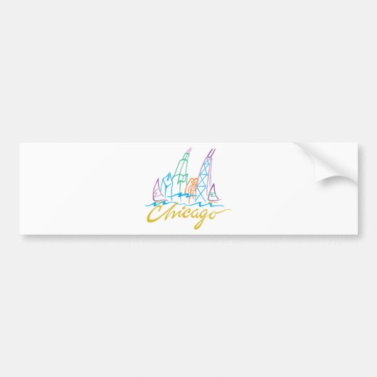 CHICAGO-EMB BUMPERSTICKER (Voorkant)
