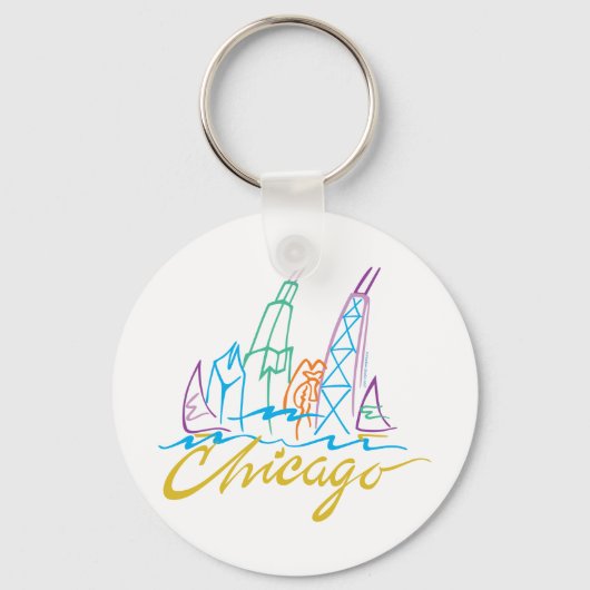 CHICAGO-EMB SLEUTELHANGER (Voorkant)