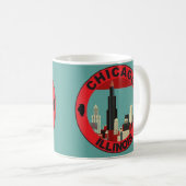 Chicago Embleem Mok (Voorkant rechts)