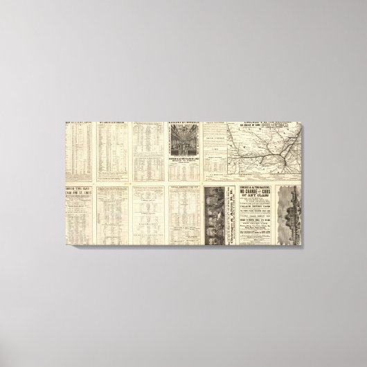 Chicago en Alton Railroad 2 Canvas Afdruk (Voorkant)