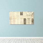 Chicago en Alton Railroad 2 Canvas Afdruk (Insitu (Houten vloer))