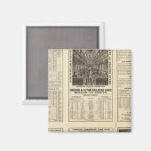 Chicago en Alton Railroad 2 Magneet (Voorkant / Achterkant)