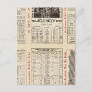 Chicago en Alton Railroad 3 Briefkaart