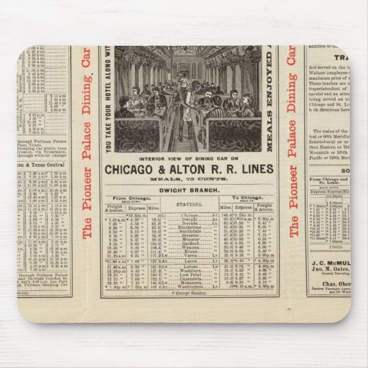 Chicago en Alton Railroad 3 Muismat (Voorkant)