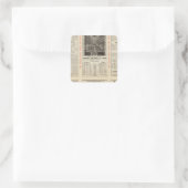 Chicago en Alton Railroad 3 Vierkante Sticker (Tas)