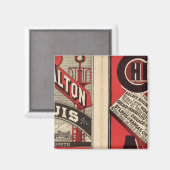 Chicago en Alton Railroad Magneet (Voorkant / Achterkant)