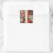 Chicago en Alton Railroad Vierkante Sticker (Tas)