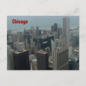Chicago en Lake Michigan Briefkaart (Voorkant)