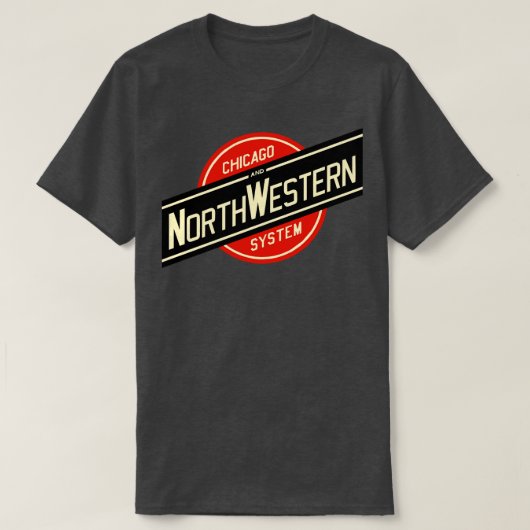 Chicago en Noord-Westerne spoorweg TShirt (Design voorkant)