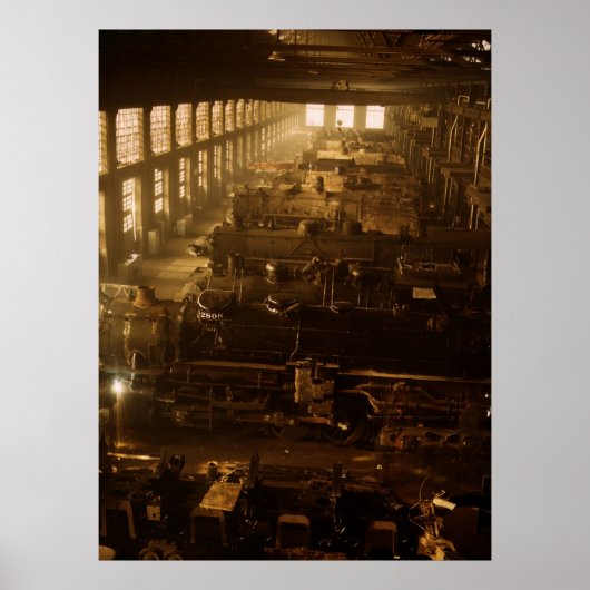 Chicago en Northwestern RR Shop Poster (Voorkant)