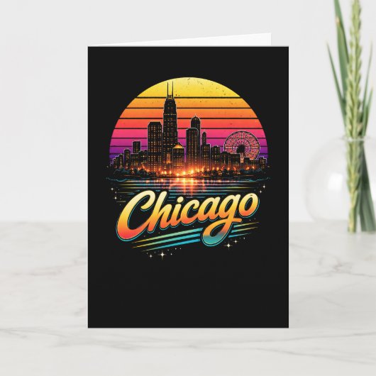 Chicago Feestdagen Kaart (Voorkant)
