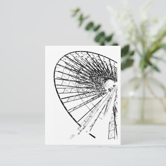 chicago ferris briefkaart (Staand voorkant)