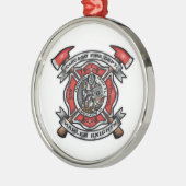 Chicago Fire Department/Harlem Knachten E86 T57 A2 Metalen Ornament (Links)