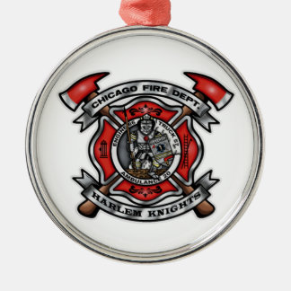 Chicago Fire Department/Harlem Knachten E86 T57 A2 Metalen Ornament