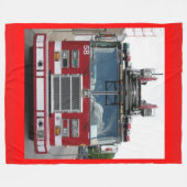 Chicago Fire Dept. Truck Company 58 Fleece Deken (Voorkant (Horizontaal))