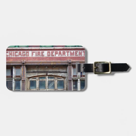 Chicago Fire Station Bagagelabel (Voorkant horizontaal)