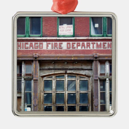 Chicago Fire Station Metalen Ornament (Voorkant)