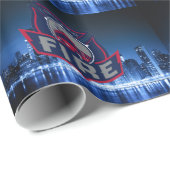 Chicago Fire with Skyline Cadeaupapier (Rol Hoek)