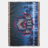 Chicago Fire with Skyline Deken (Voorkant Verticaal)