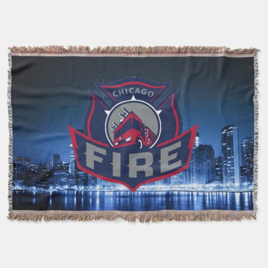 Chicago Fire with Skyline Deken (Voorkant)