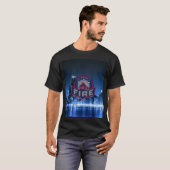 Chicago Fire with Skyline T-shirt (Voorkant volledig)