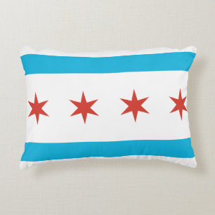 Chicago Flag Accent Kussen