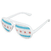 Chicago Flag Aviator Zonnebril (Gekanteld)
